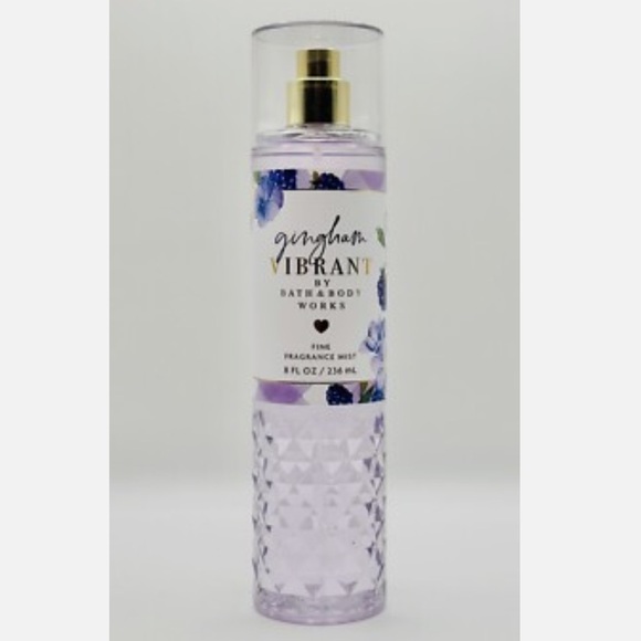 Bath & Body Works Discontinued Gingham Vibrant Wild Blackberries Fragrance Mist - Picture 1 of 10